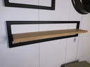 Etagère suspendu Métal/CheneCaractéristiques :   Dimensions :     Matières :