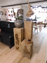 Cube chêne rustique