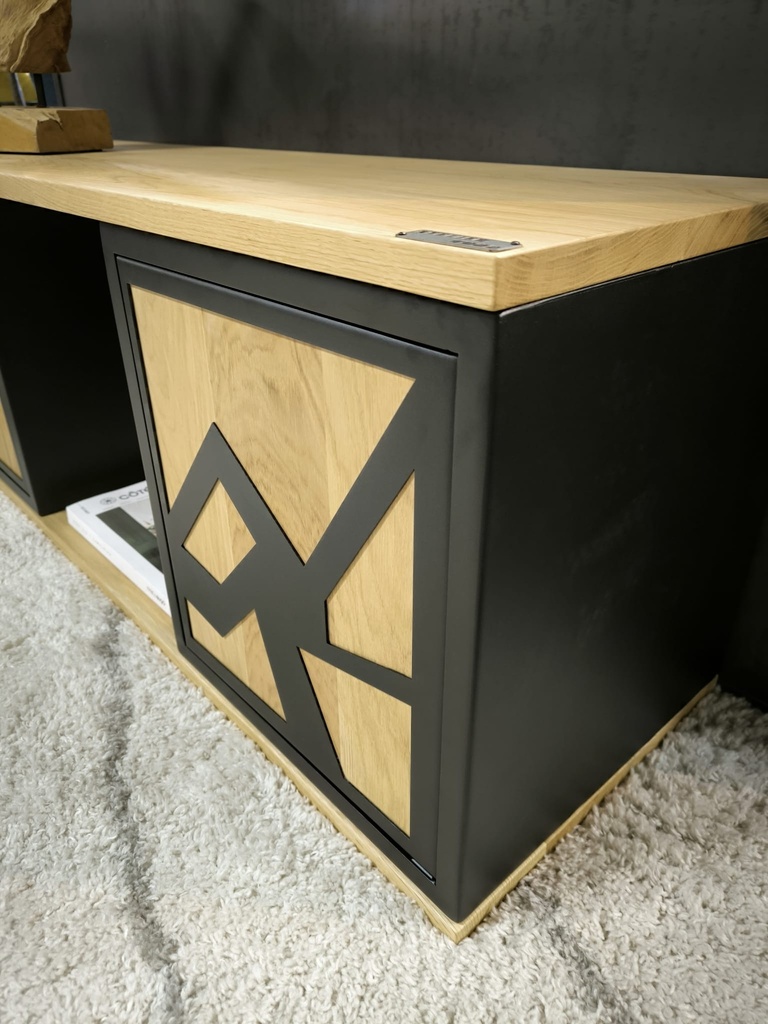 Tabouret champignon teck
