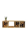 Table basse ovale metal