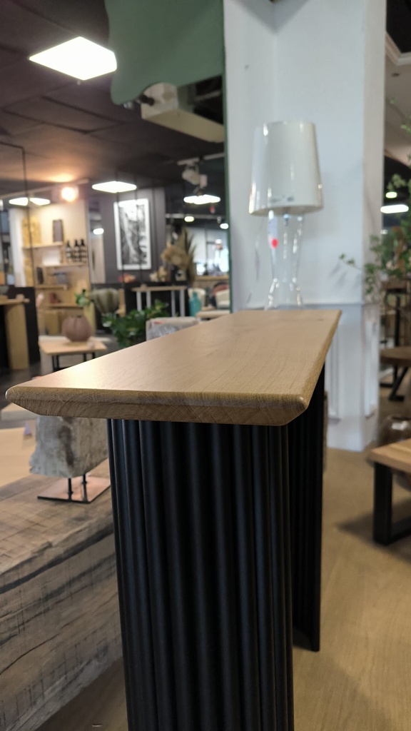 Table métal brut