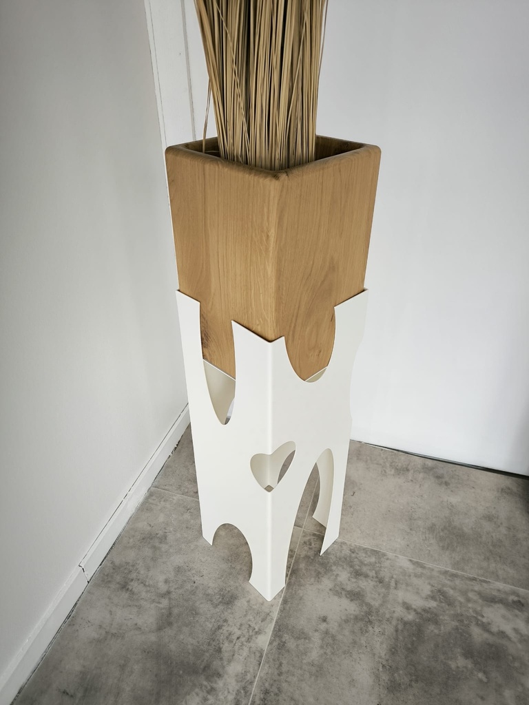 Table métal brut