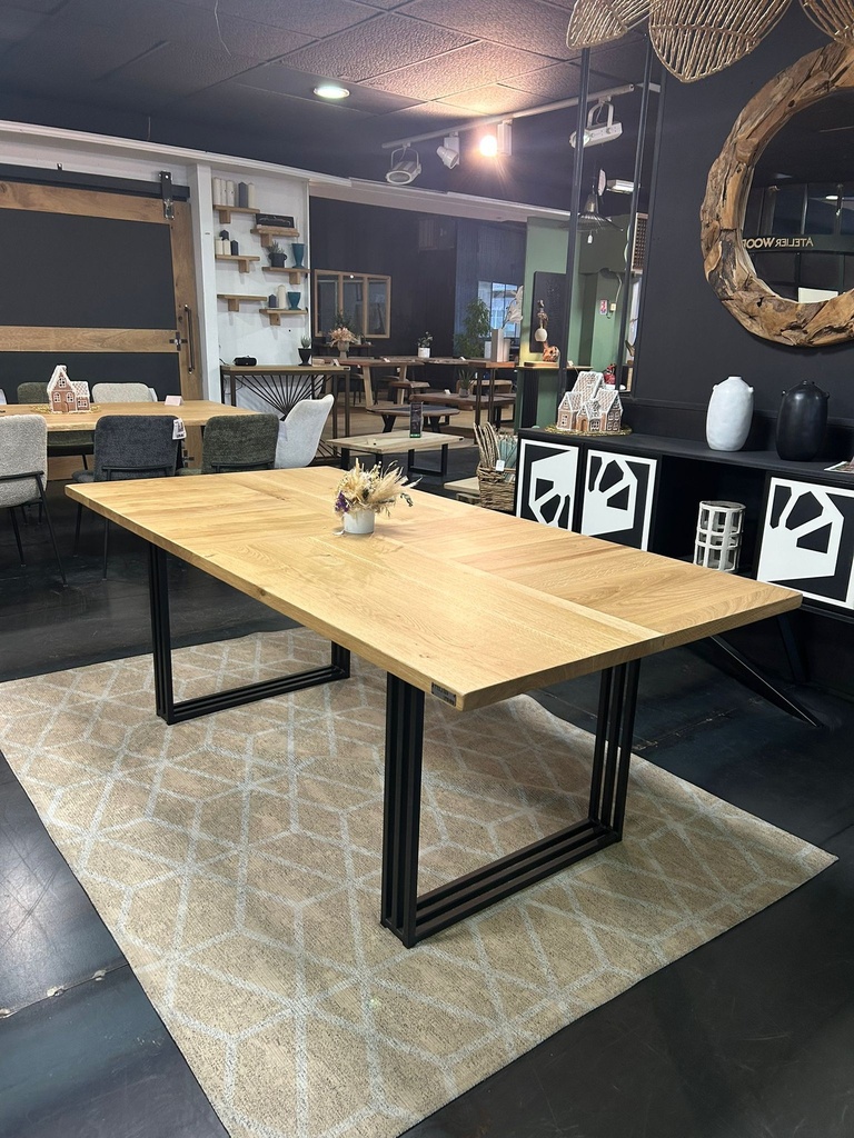 Banc chêne rustique
