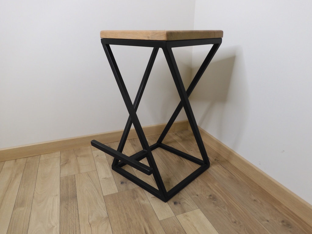 Table basse poutre rustique 80x60 cm