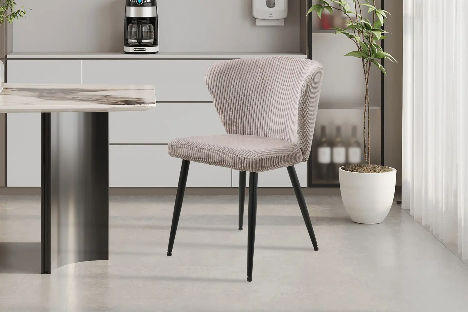 Chaise ASSISI accoudoir
