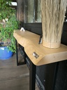 Buffet acier brut 180x45 cm