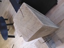 Cube chêne rustique