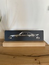 Table basse poutre rustique 80x80 cm